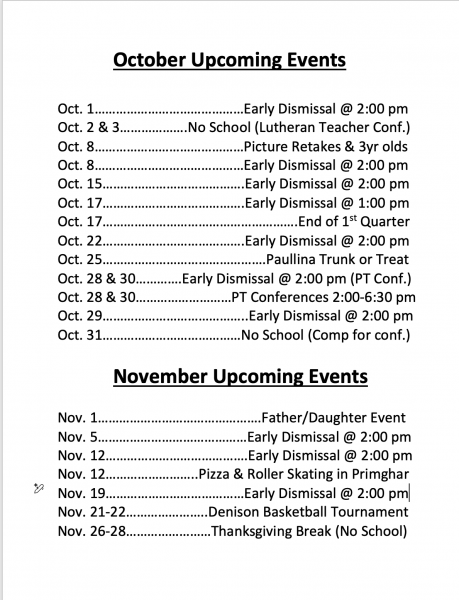 Upcoming Events